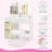 Kids Vanity Set Princess Dressing Table & Chair With Mirror 2-color Led Lights-1877545481