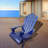 Blue Solid Hardwood 'S Chair With Wide Seat, For Pleasant Sitting, Assembly Steps