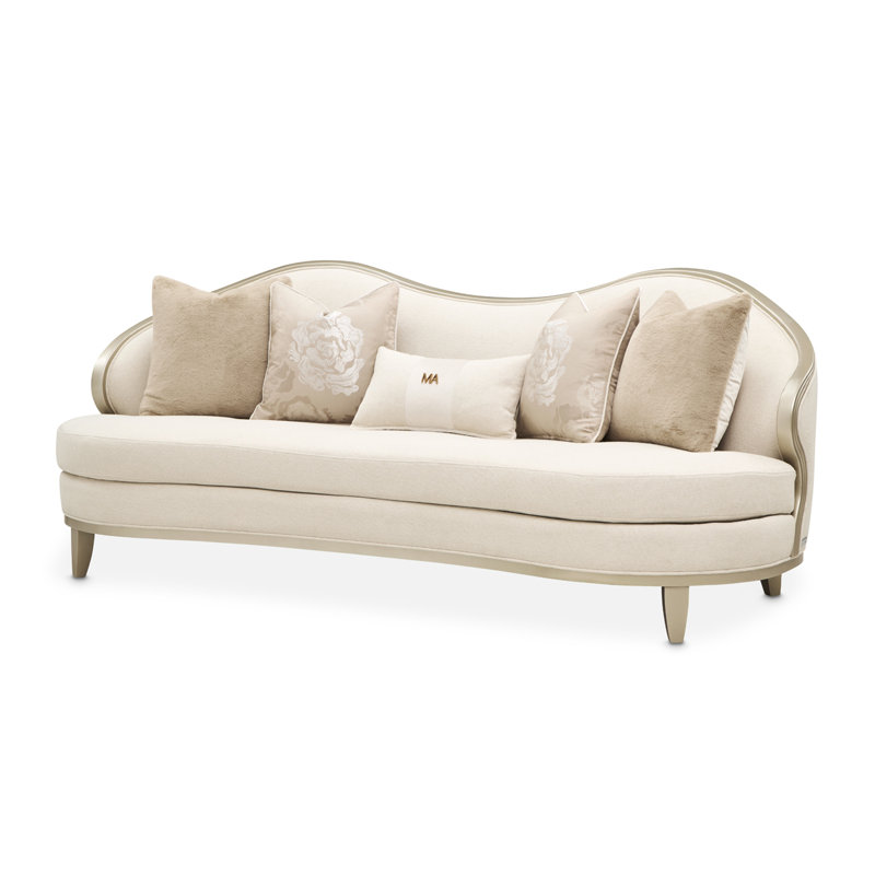 Camellia Field Caramel Sofa