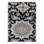 Navy Blue Fine Hand Knotted Persian Silk & wool Nain 2'9"X 6'9"