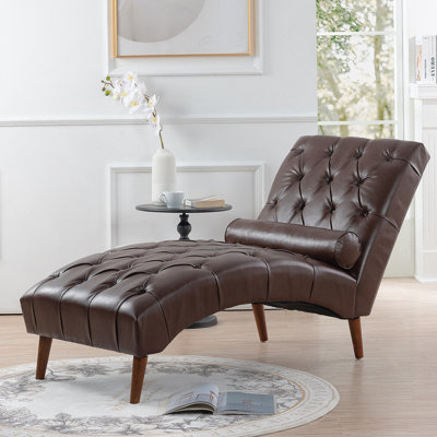 Chaise longue moderne rembourrée pour le salon