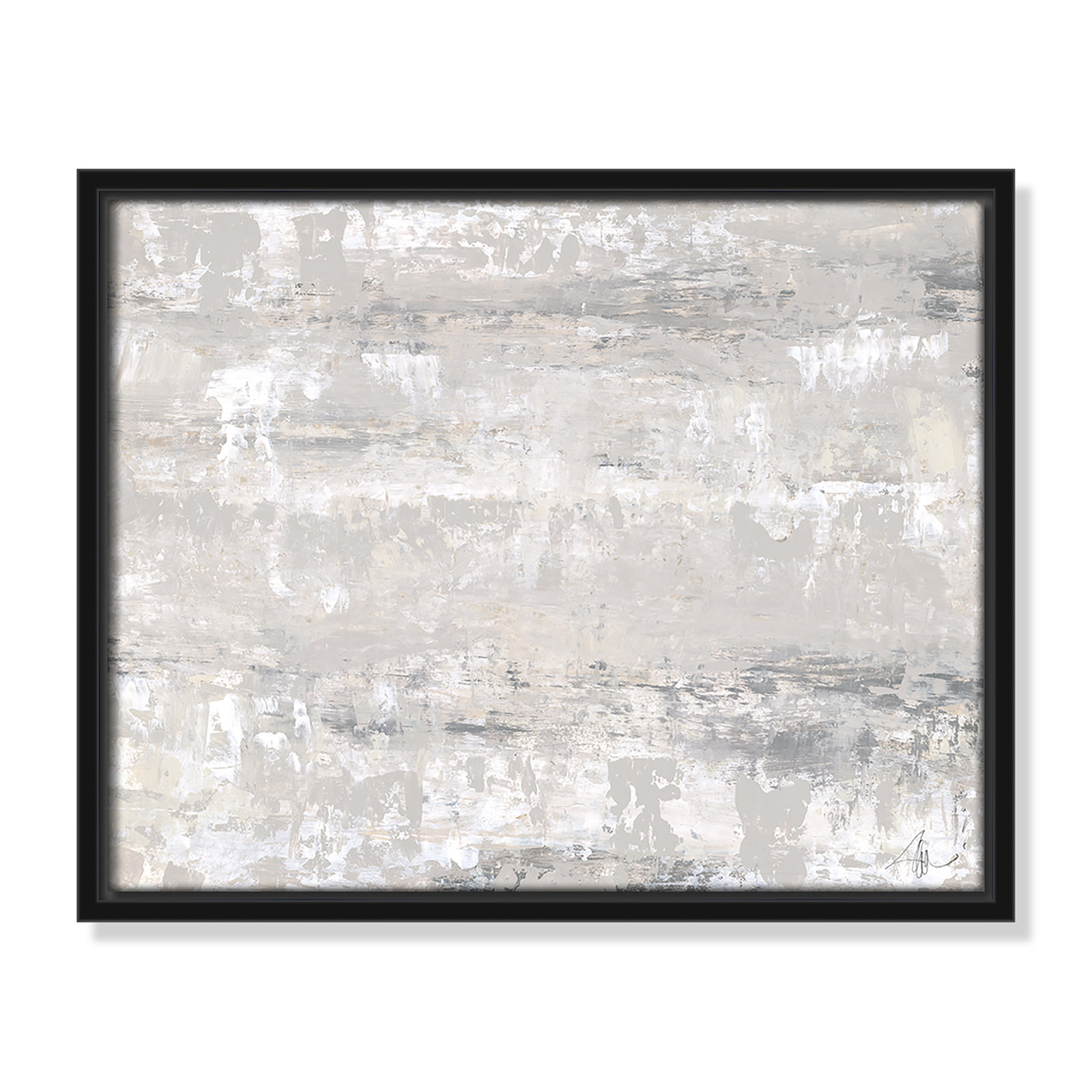 Tryston "Desert Winds" Print by Filippo Ioco, Black Framed Canvas, 12.5" H x 15.5" W x 2" D