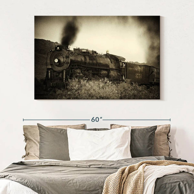 Mehar Train Arrival I, 34" H x 51" W