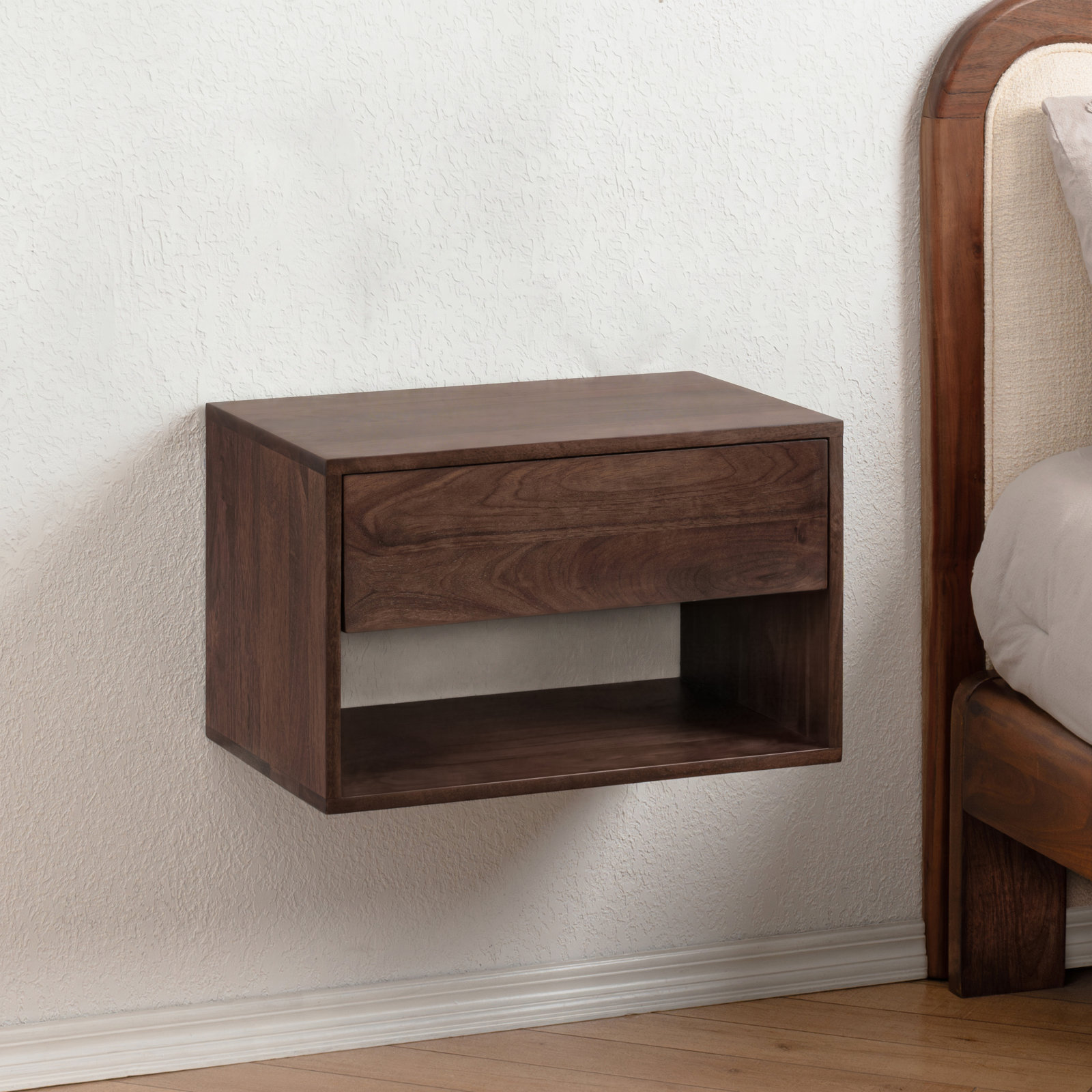 Reni Mango Nightstand, Espresso