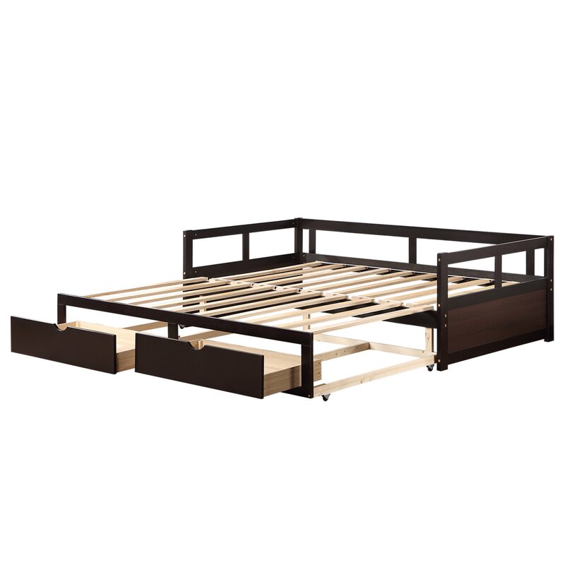 Latitude Run® Daybed with Trundle | Wayfair