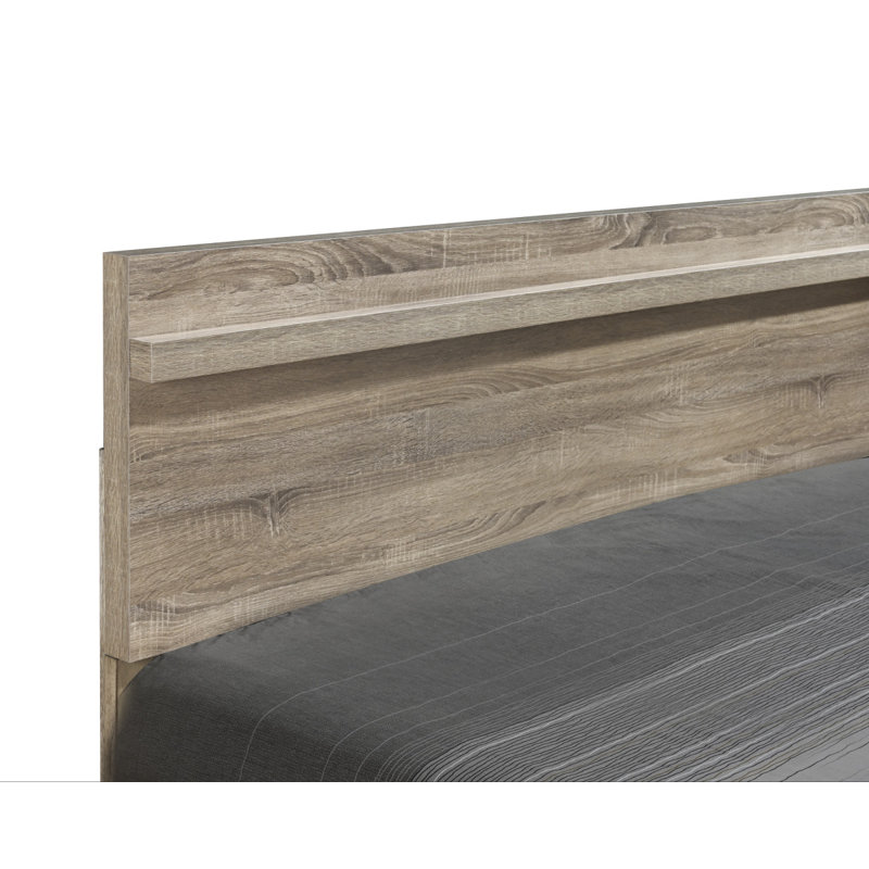 Mobilier de chambre rustique moderne en bois naturel 1pc