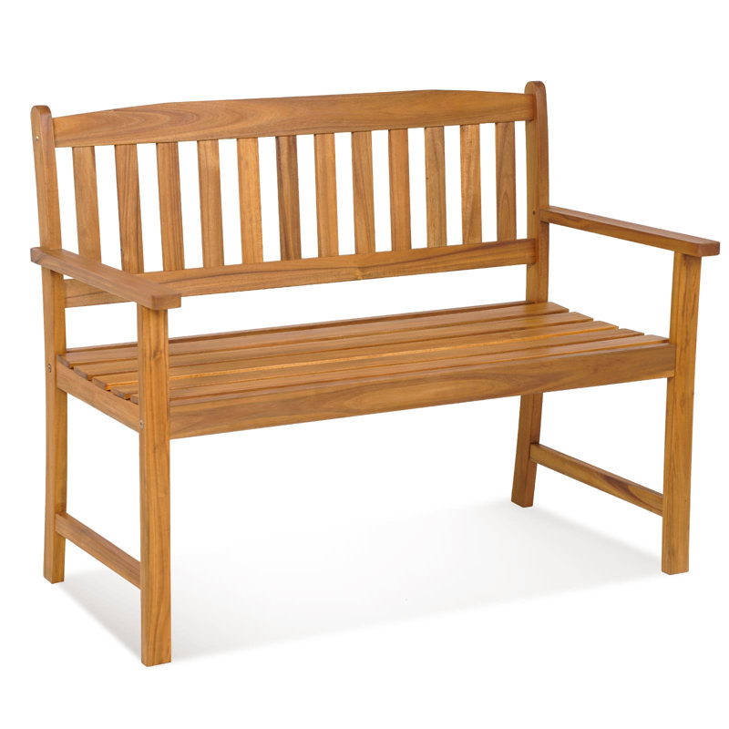 Solid Wood Outdoor Bench