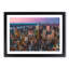 New York View in Abstract - Picture Frame Graphic Art Print-55724810-55724814