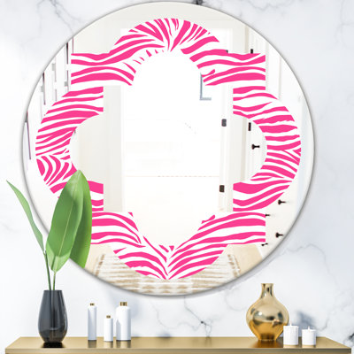 Miroir mural Glamour Zebra