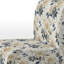 Harmony of White and Blue Poppies - Fauteuil de chambre rembourré Cottage