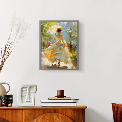 WOMEN Series DCCCXLIX  -Premium Framed Print -Ready to Hang - No Nails Required