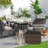 Carnforth 4 - Person Patio Dining Set Square Table with Cushions Included