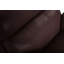 Fauteuil inclinable manuel en cuir véritable de 40 po de largeur Mose-52896162
