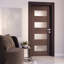 Porte standard préfinie en bois massif et en verre manufacturé Avon 07 08 DIY-FRIENDLY-93328297-93328303-93885631