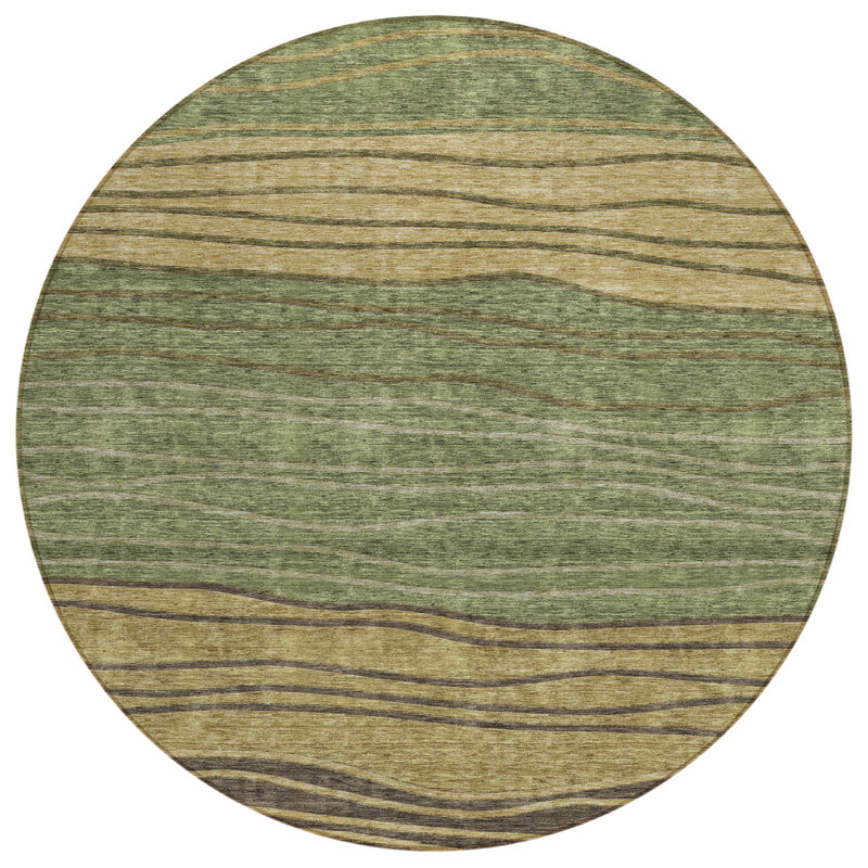 Tapis intérieur lavable rayé 8 pi