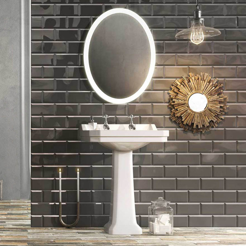 White Stone Courtez 506mm L x 610mm W White Ceramic Rectangular Sink with Overflow