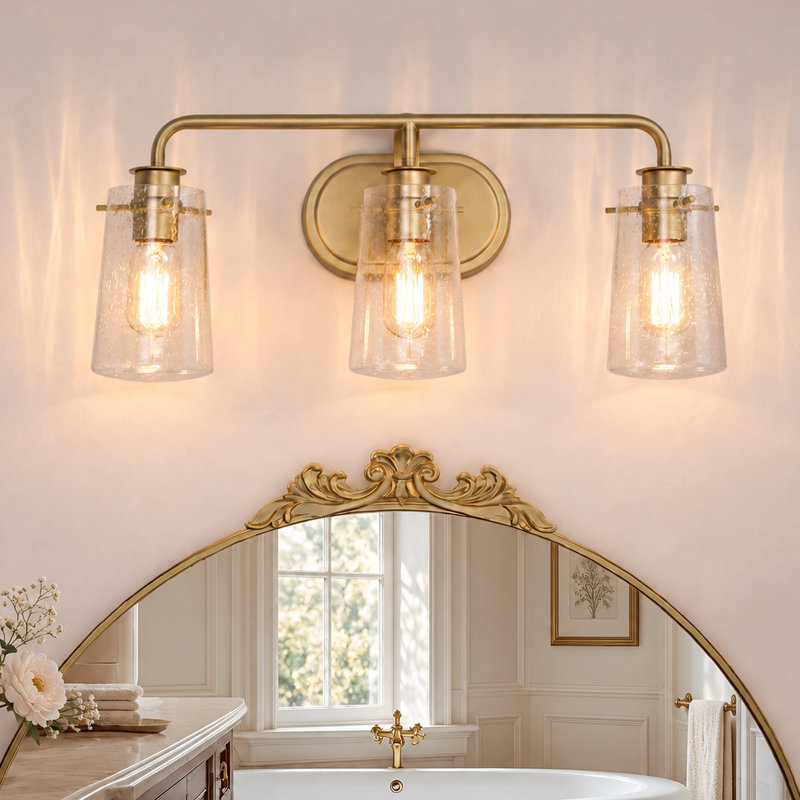 Cie 3-Light Dimmable Bathroom Vanity Light