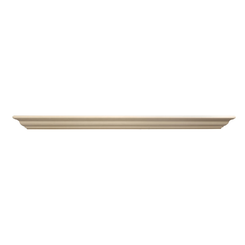 Floating Shelf, White, 3.75" H x 48" W x 7.75" D