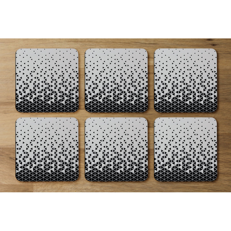 Square 6 Piece Coaster Set