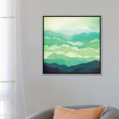 Emerald Spring - impression d'art graphique