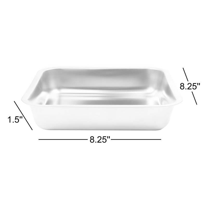 Fox Run Brands 8.25'' Steel Non-Stick Square Cake Pan