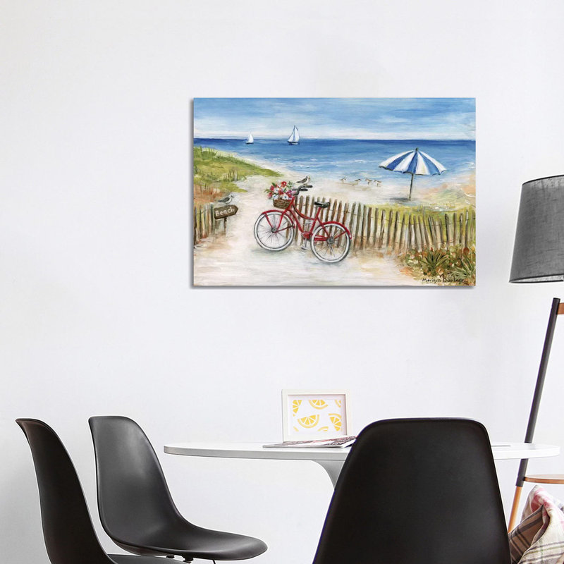 Beach Ride II by Marilyn Dunlap - Wrapped Canvas Gallery-Wrapped Canvas Giclée, 101.6 cm H x 66.04 cm W x 1.91 cm D