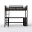 Lit mezzanine avec tablettes et bureau-1483577252