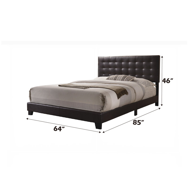 Grand lit tapissier standard espresso Ming Keeso