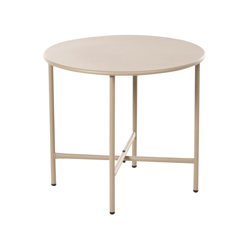 Round Metal Outdoor Bistro Table , 50cm cm W 50cm cm D