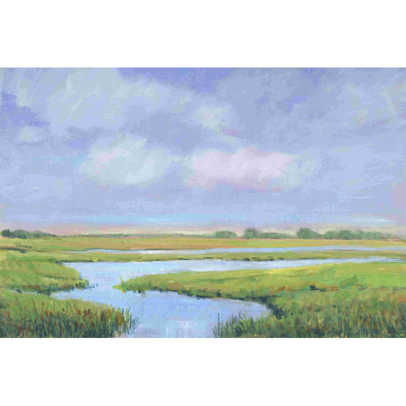 " Summer Marsh II ", 32" H x 48" W, Wrapped Canvas, No Frame