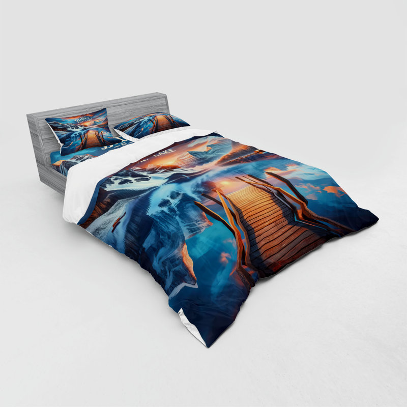 Polyester Not Solid Colour Duvet Cover, Queen Duvet Cover + 3 Additional Pieces