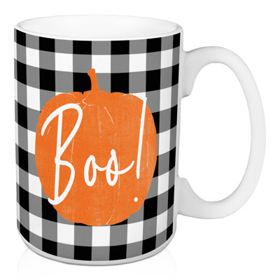 Boo! grande tasse à café 15 oz citrouille Arroyo