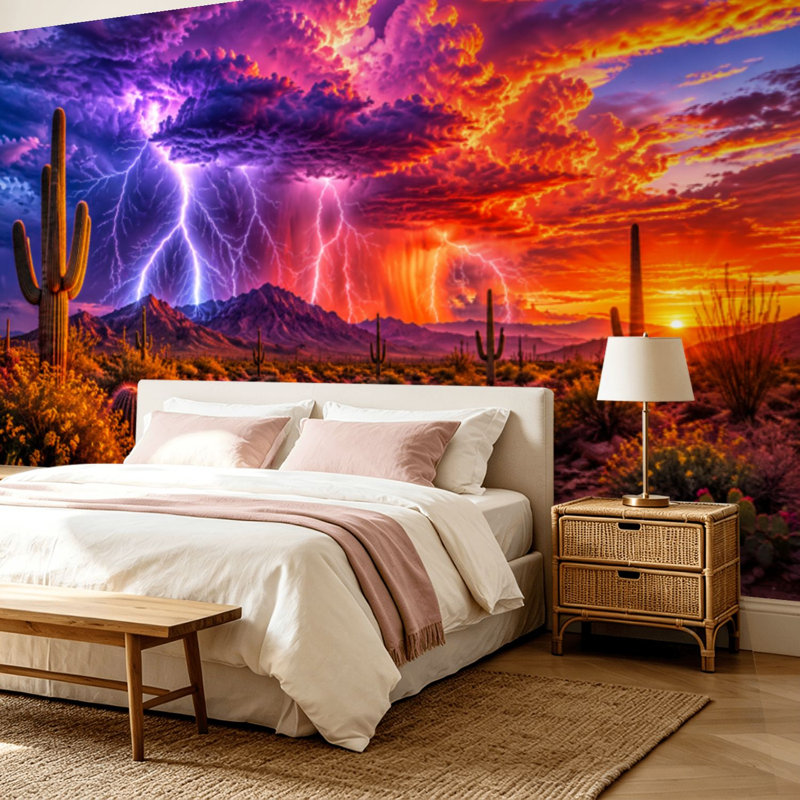 Adhésif mural amovible Peel and Stick, 68.88" L  x 96" W