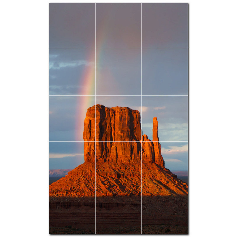 4.25'' x 4.25'' Satin Ceramic Decorative Mural