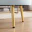 Banc de rangement élégant avec repose-pieds ovale - Siège polyvalent et rangement caché pour la vie moderne-1463963955
