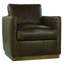 Allie Leather Swivel Chair-241371735-241371741