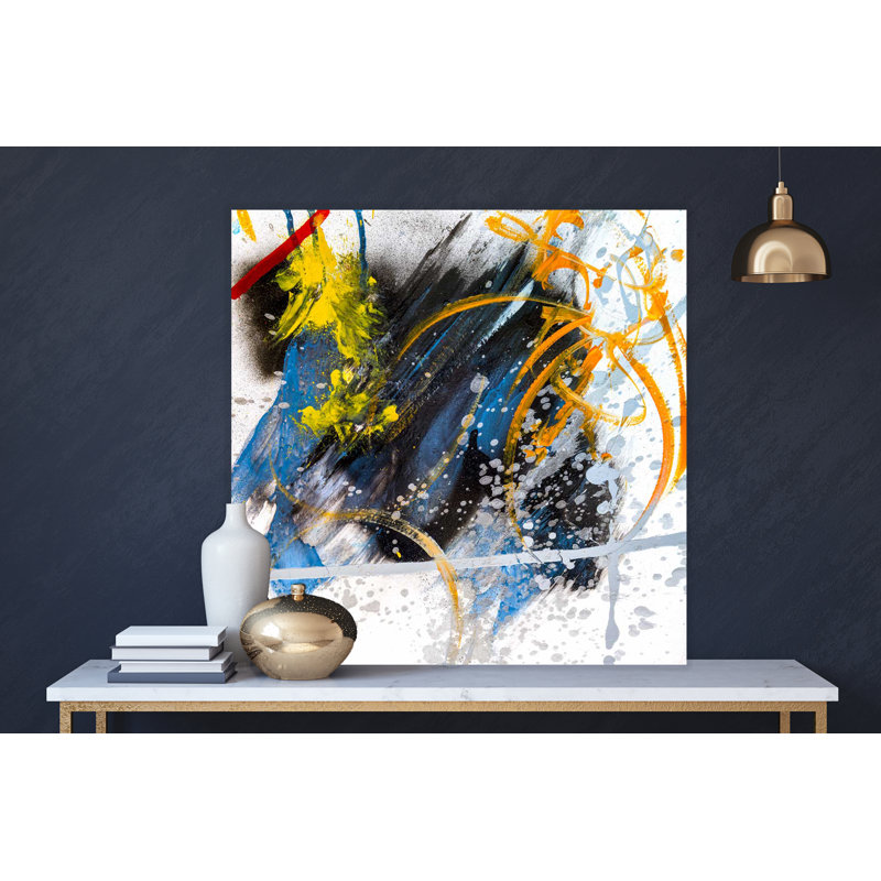 Hematite - Artist Enhanced Canvas Print, 40" H x 40" W x 1.5" D, Wrapped Canvas