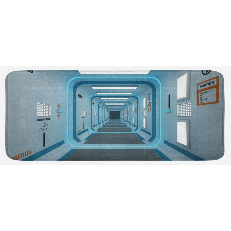 Modern & Contemporary Polyester Kitchen Mat