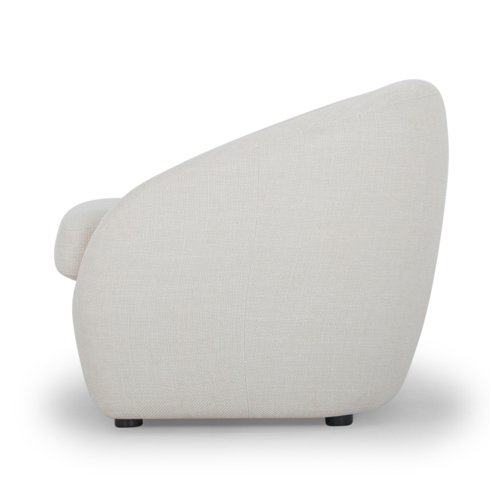 Stargazer Barrel Chair, Luxe Cream Basketweave