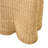 Cabo 36" Scalloped Rattan Console Table