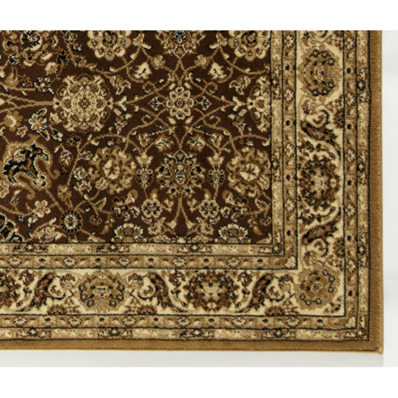 Gloucester Gilded Loom Oriental Brown Area Rug, Rectangle 2' x 2'11"