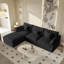 Canapé modulaire rembourré avec repose-pieds-110374989-110374990