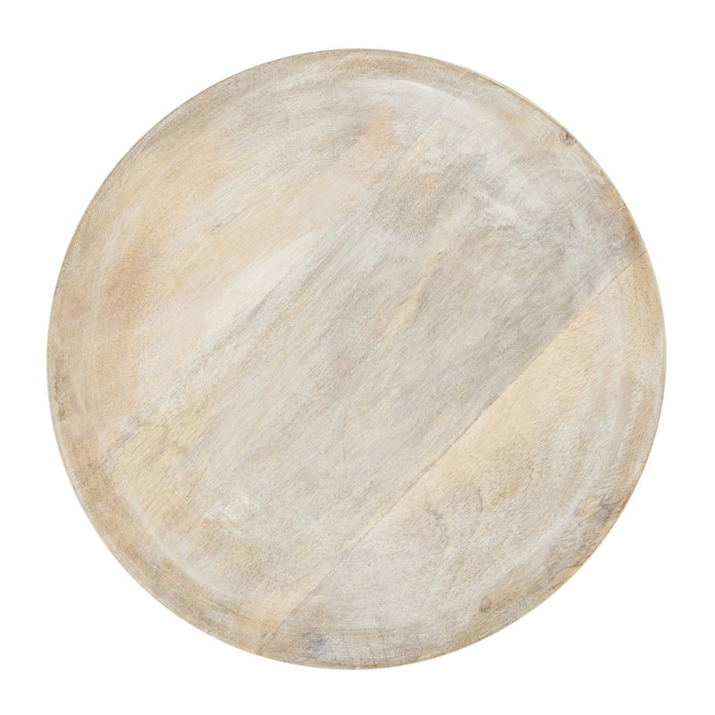 Sousplat Collection Mango Wood No Pattern Charger, Wood