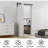 30" Bi-Folding Sliding Barn Door Hardware Track Kit,Smoothly&Qui...