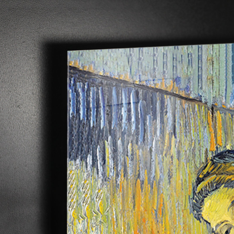 Man Is In The Sea by Vincent Van Gogh - No Frame Painting on Glass, 95cm H x 65cm W
