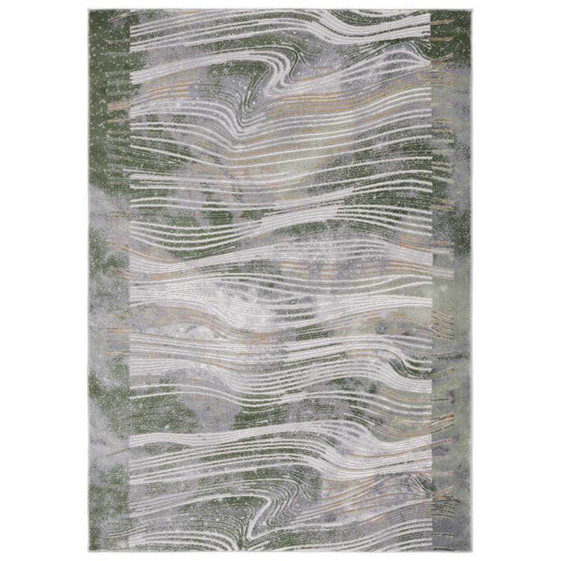 Amary Performance Abstract Rug, Rectangle 5'3" x 7'6"
