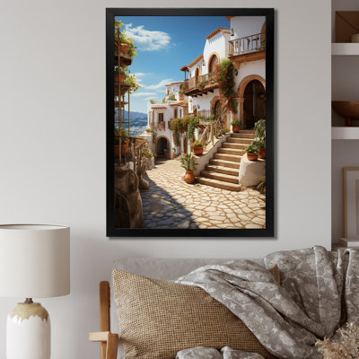 Spain Andalusian Village III - Spain Framed Canvas Wall Art