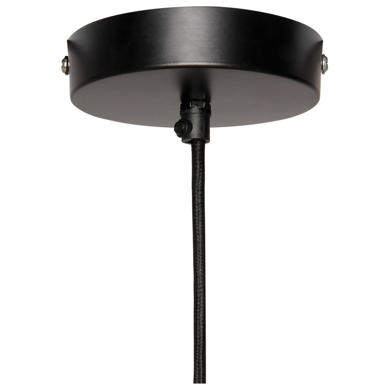 1 - Light Satin Black Geometric Pendant