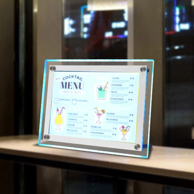 LED Backlit Poster Display Frame