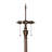 63"H Shell with Jewels Floor Lamp
